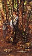 Jules Tavernier In Wildwood Glen oil painting artist
